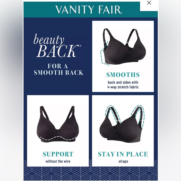 Vanity Fair Beauty Back Bra - Picture 7 of 9